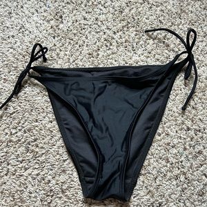 black bikini bottom